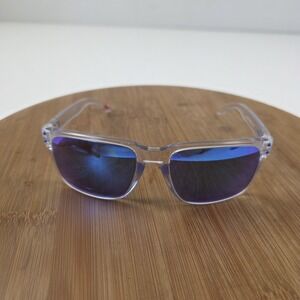 Oakley Holbrook XL Sunglasses Mens Clear Blue Prizm Polarized USA OO9417-0759
